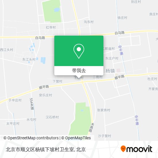 北京市顺义区杨镇下坡村卫生室地图