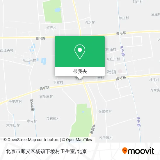 北京市顺义区杨镇下坡村卫生室地图