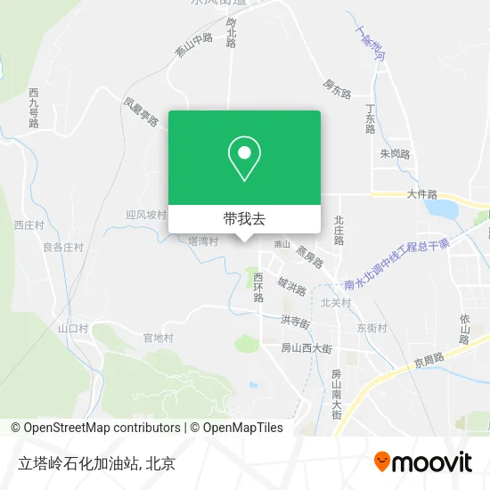 立塔岭石化加油站地图