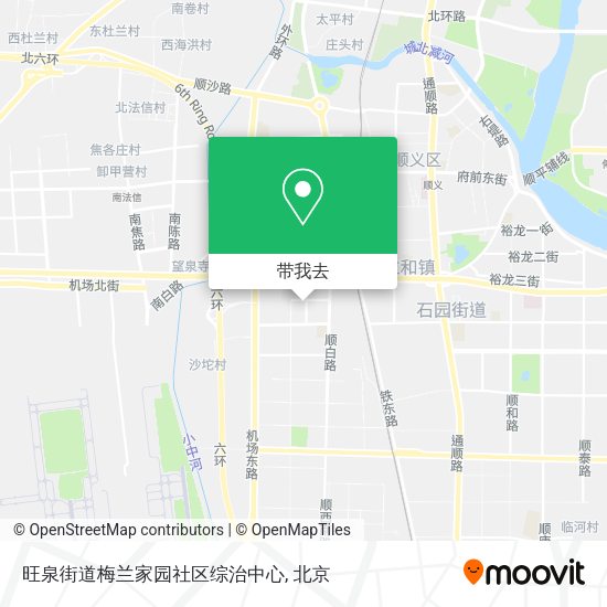 旺泉街道梅兰家园社区综治中心地图
