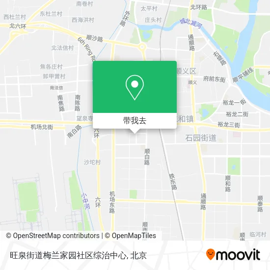 旺泉街道梅兰家园社区综治中心地图