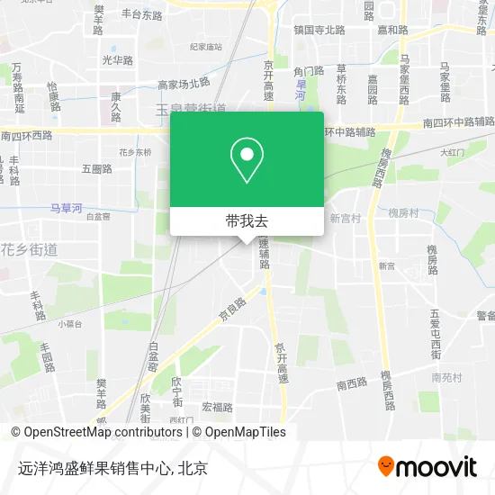 远洋鸿盛鲜果销售中心地图