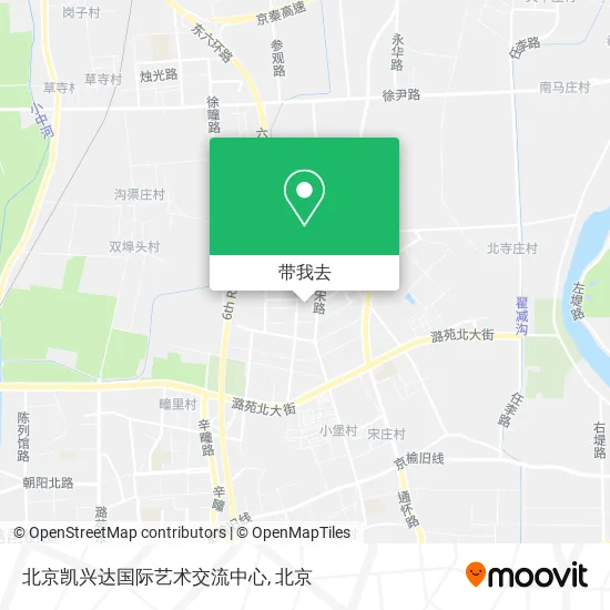 北京凯兴达国际艺术交流中心地图