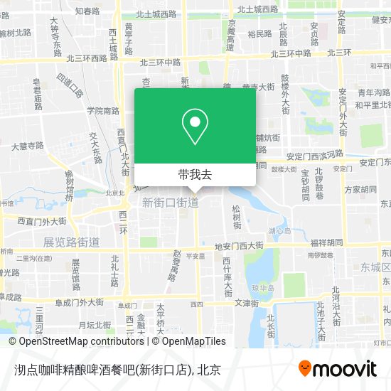 沏点咖啡精酿啤酒餐吧(新街口店)地图
