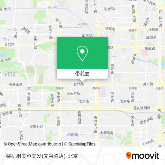 髻梧桐美容美发(复兴路店)地图