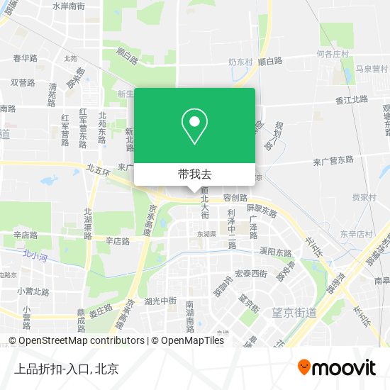 上品折扣-入口地图
