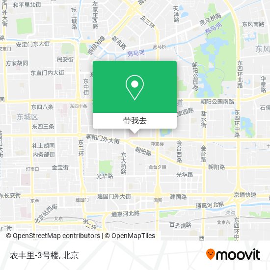 农丰里-3号楼地图