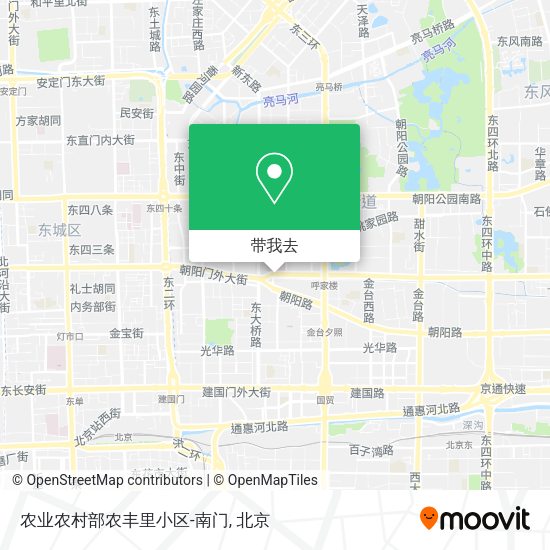农业农村部农丰里小区-南门地图
