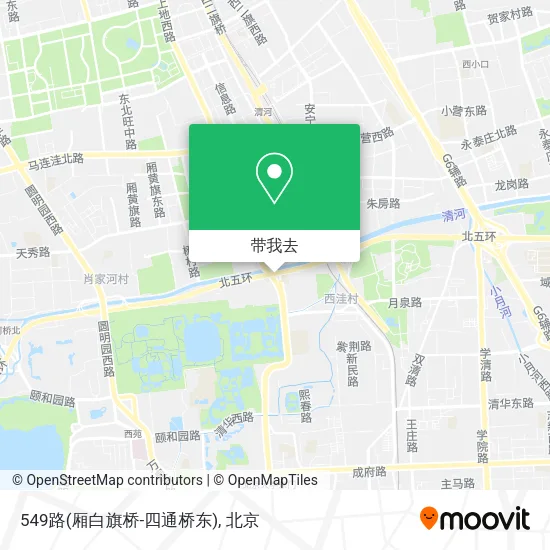 549路(厢白旗桥-四通桥东)地图