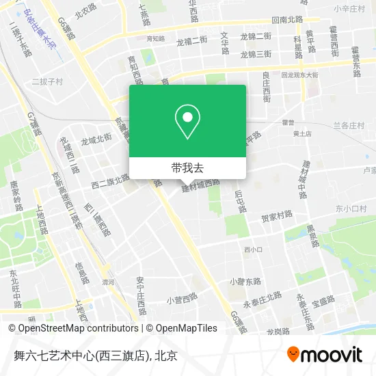 舞六七艺术中心(西三旗店)地图