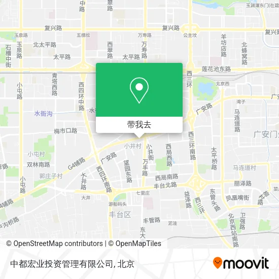 中都宏业投资管理有限公司地图