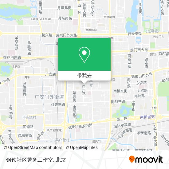 钢铁社区警务工作室地图