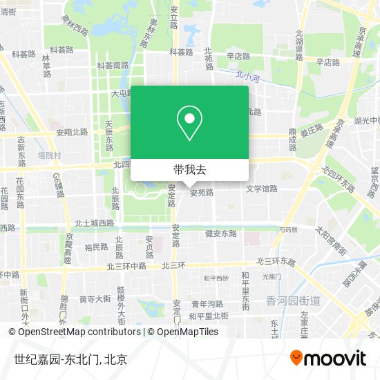 世纪嘉园-东北门地图