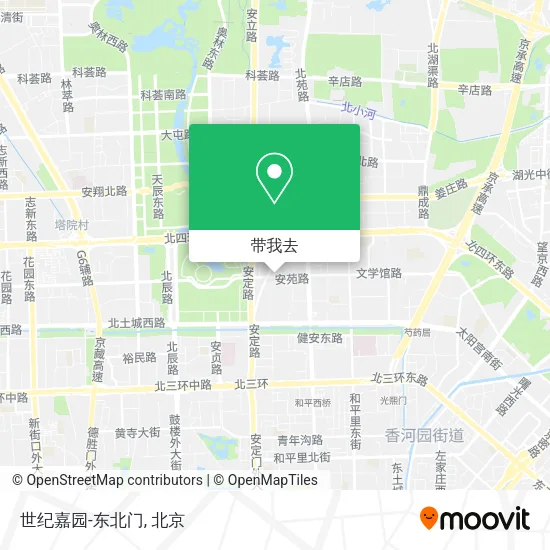 世纪嘉园-东北门地图
