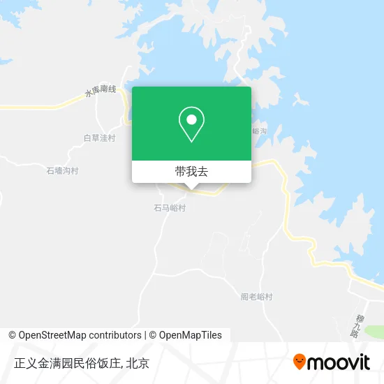 正义金满园民俗饭庄地图