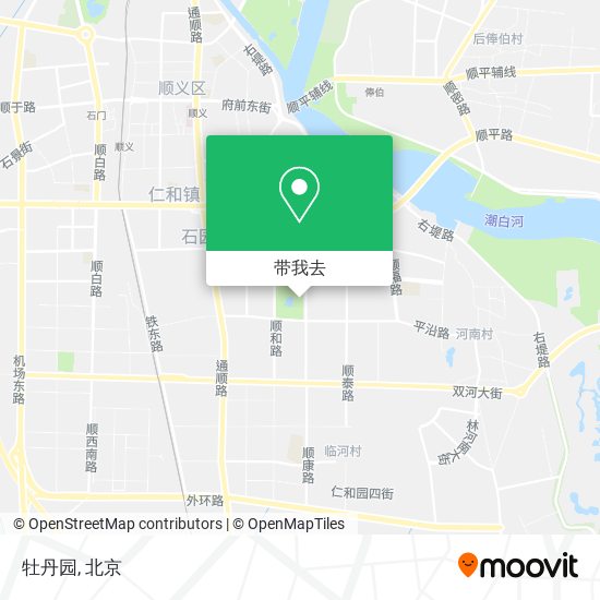 牡丹园地图