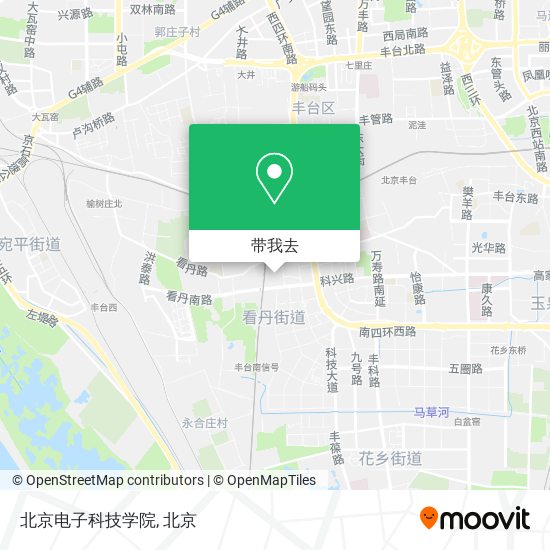 北京电子科技学院地图