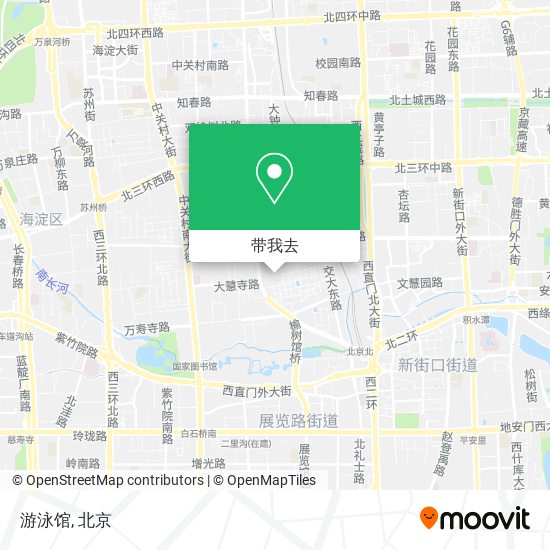 游泳馆地图