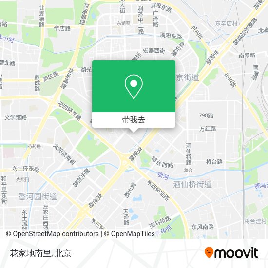 花家地南里地图