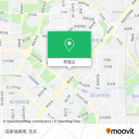 花家地南里地图