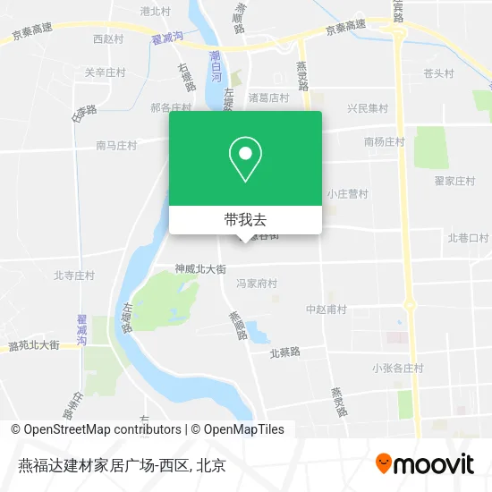 燕福达建材家居广场-西区地图