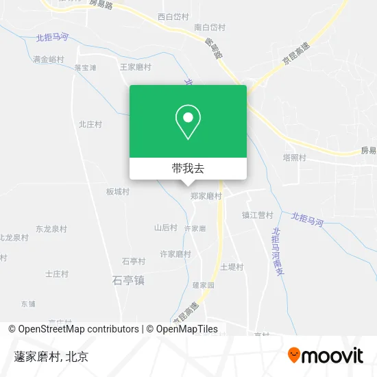 蘧家磨村地图