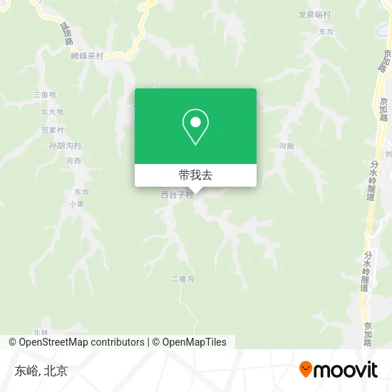 东峪地图