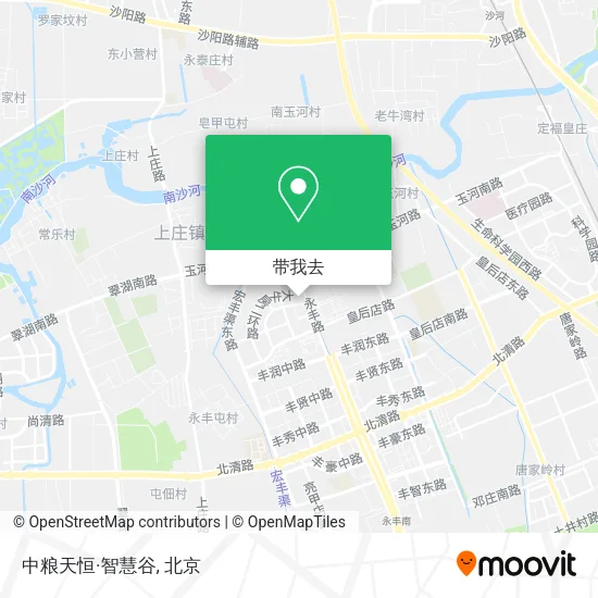 中粮天恒·智慧谷地图