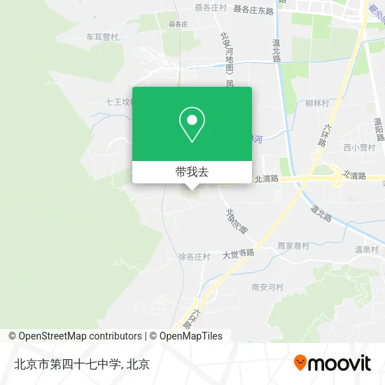 北京市第四十七中学地图