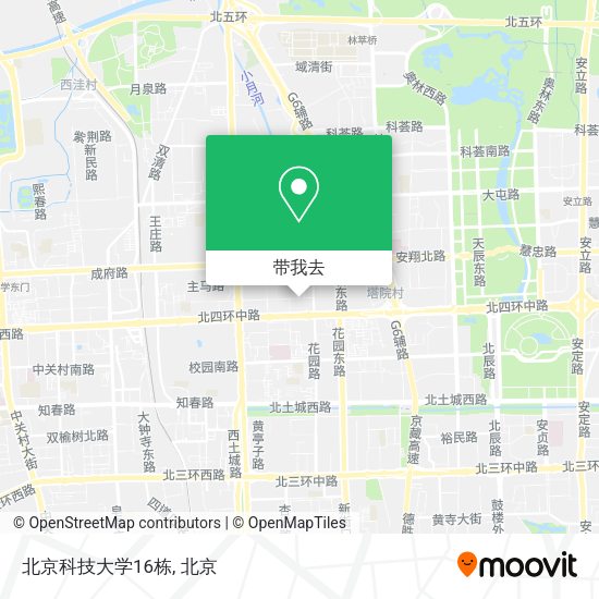 北京科技大学16栋地图