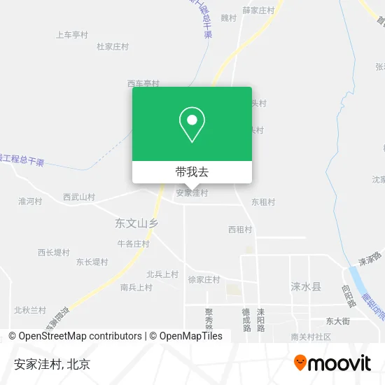 安家洼村地图