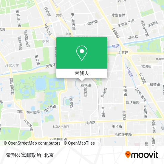 紫荆公寓邮政所地图