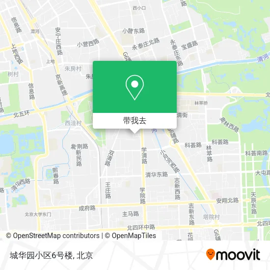 城华园小区6号楼地图