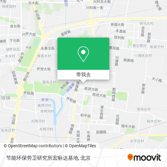 节能环保劳卫研究所宏标达基地地图
