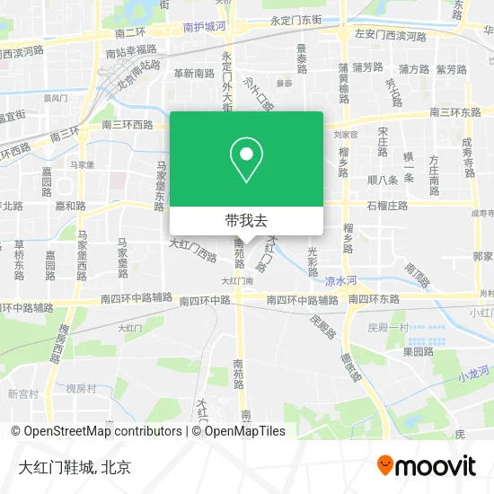 大红门鞋城地图