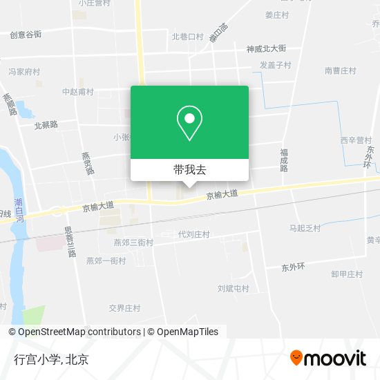 行宫小学地图