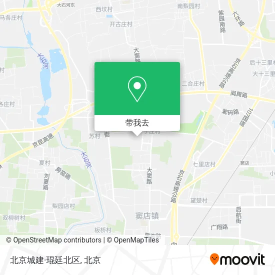 北京城建·琨廷北区地图