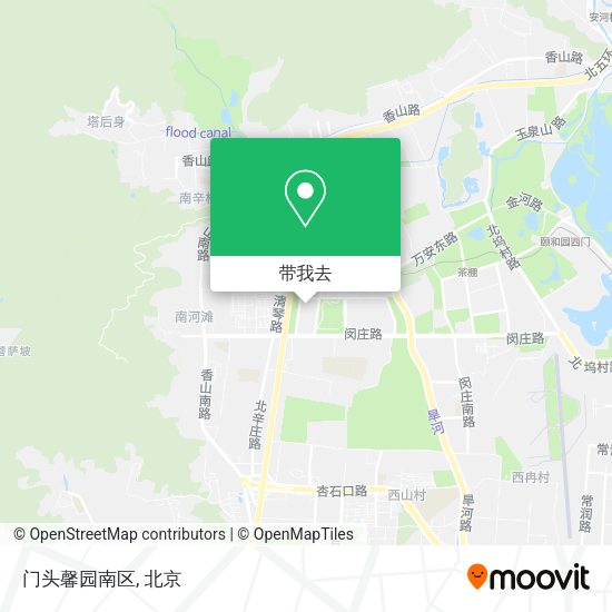 门头馨园南区地图