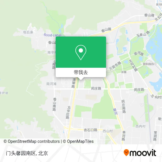 门头馨园南区地图
