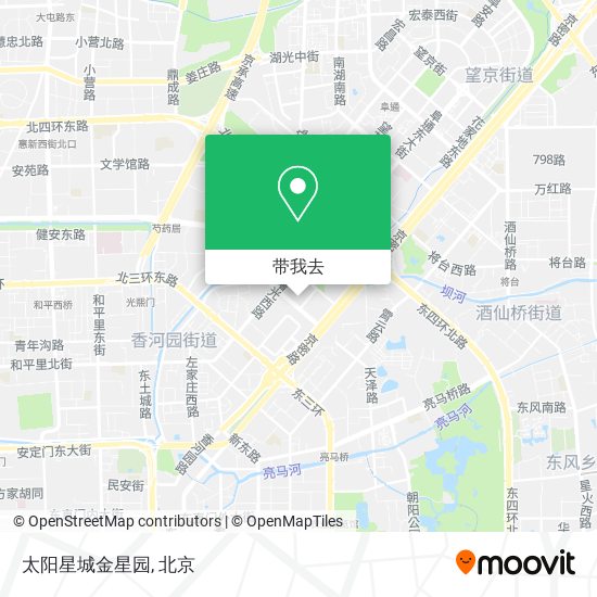 太阳星城金星园地图