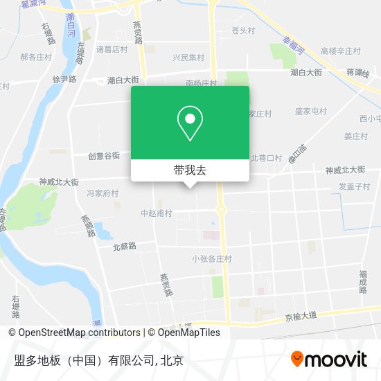 盟多地板（中国）有限公司地图