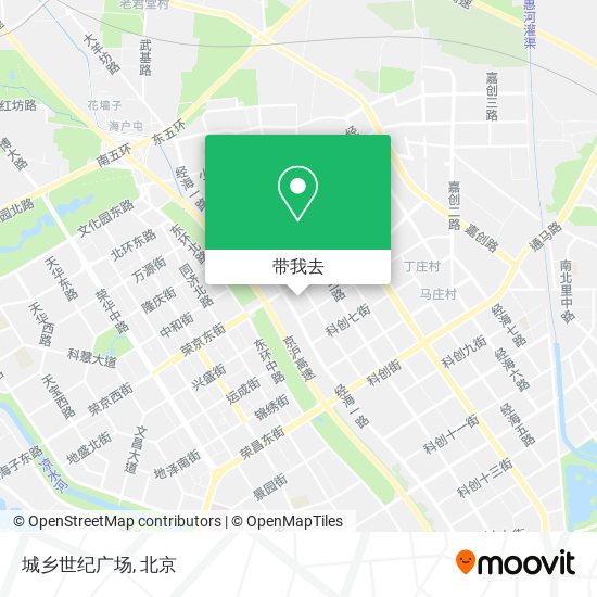 城乡世纪广场地图