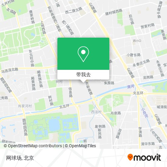 网球场地图