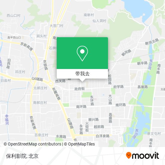 保利影院地图