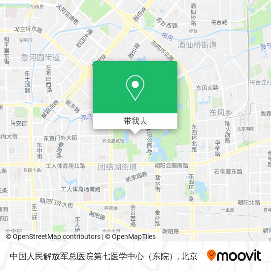中国人民解放军总医院第七医学中心（东院）地图