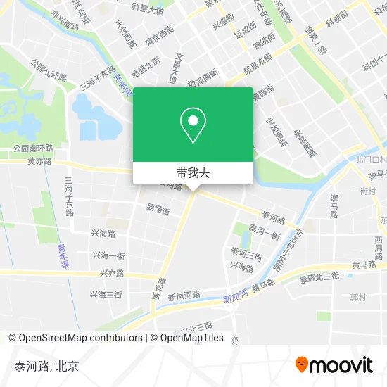 泰河路地图