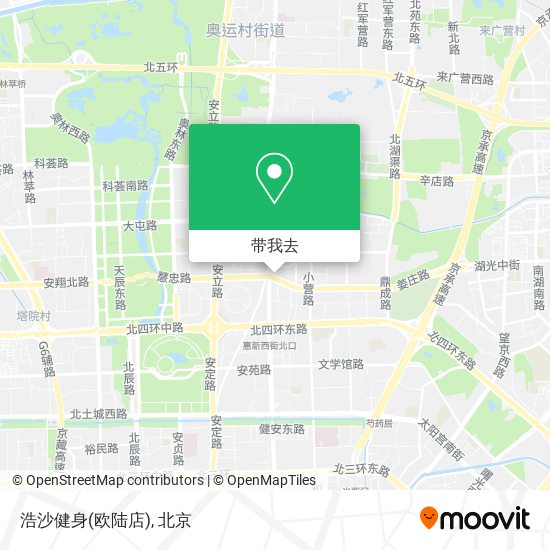 浩沙健身(欧陆店)地图