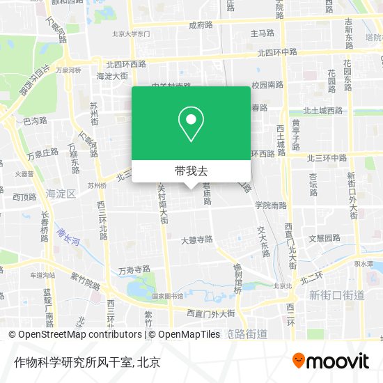 作物科学研究所风干室地图