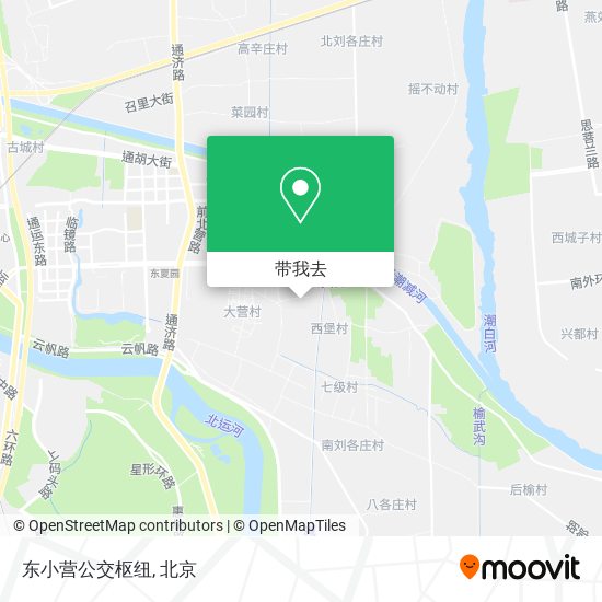 东小营公交枢纽地图