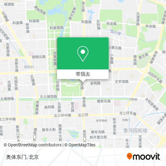奥体东门地图